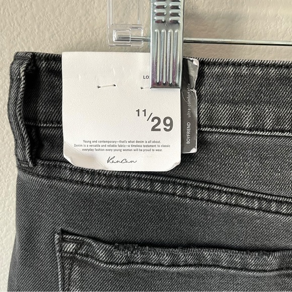 KanCan NEW Ilia High Rise 90s Slim Boyfriend Jeans Dark Gray Size 11/29 - Picture 12 of 16